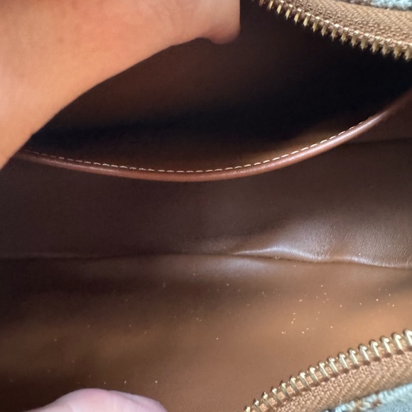 MEDIUM AVA TRIOMPHE BAG in Tartan Textile and calfskin - Picture 6 of 9